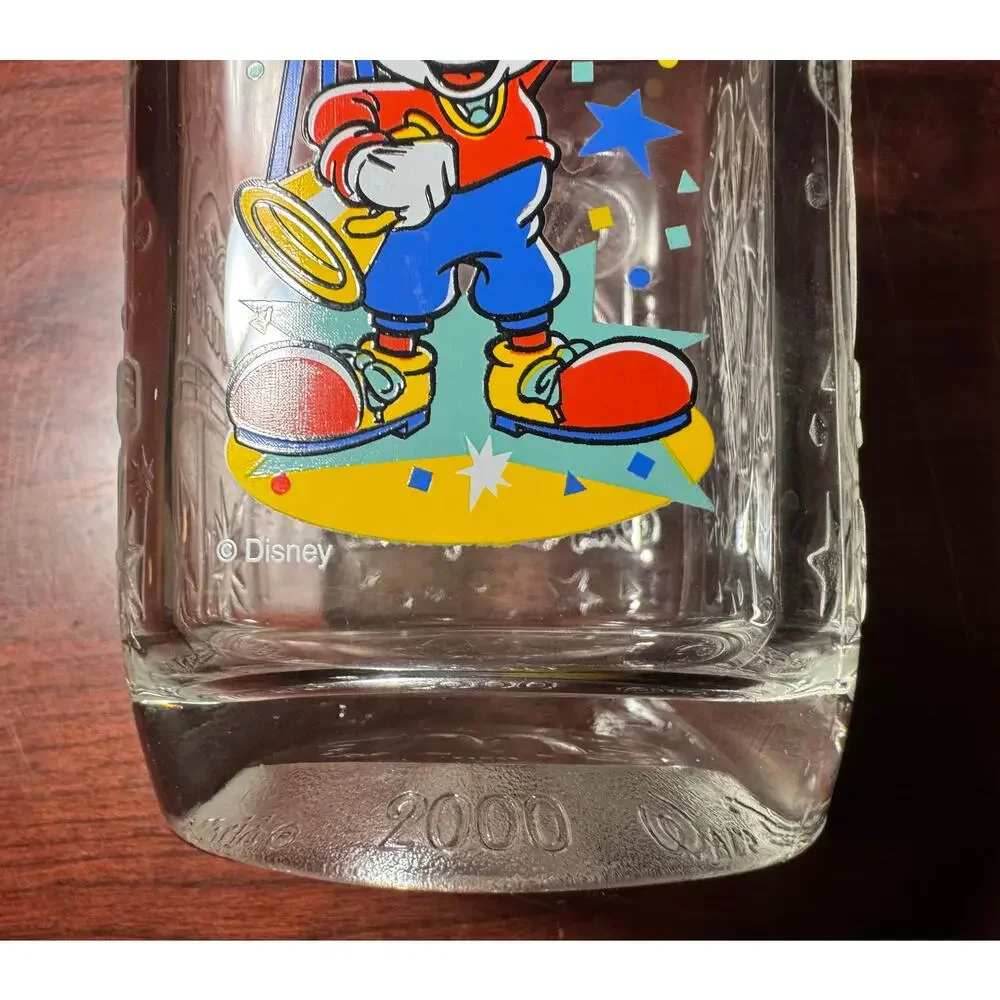 McDonald's Set Of 3 Collector Drinking Glasses Vintage Walt Disney World